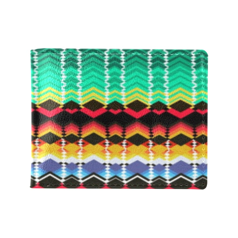 Serape Print Design LKS307 Men's ID Card Wallet