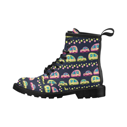 Camper Cute Camping Design No 3 Print Women's Boots