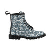 Surf Wave Pattern Print Women's Boots