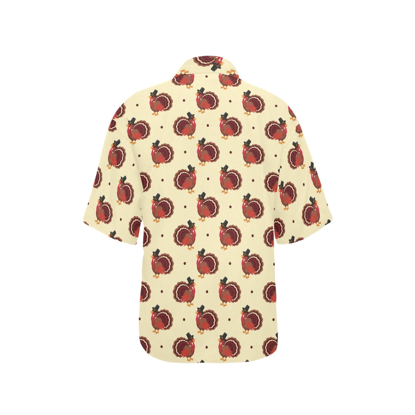 Thanksgiving Print Design LKS3010 Women's Hawaiian Shirt