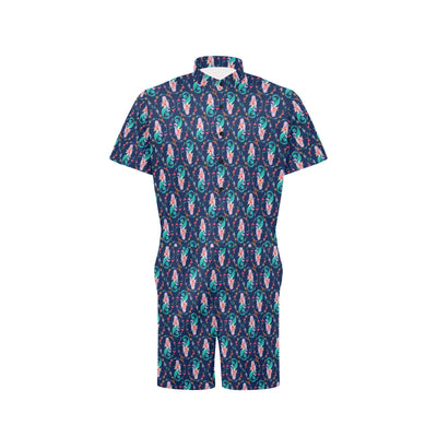 Mermaid Girl Cute Design Print Men's Romper