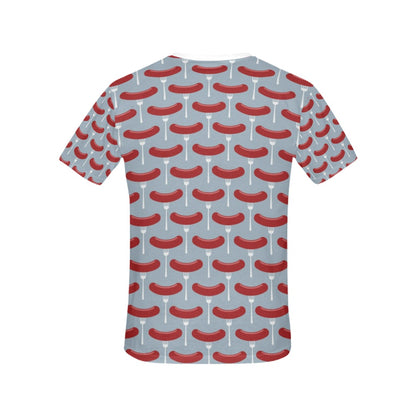 Sausage Print Design LKS301 Women's  T-shirt