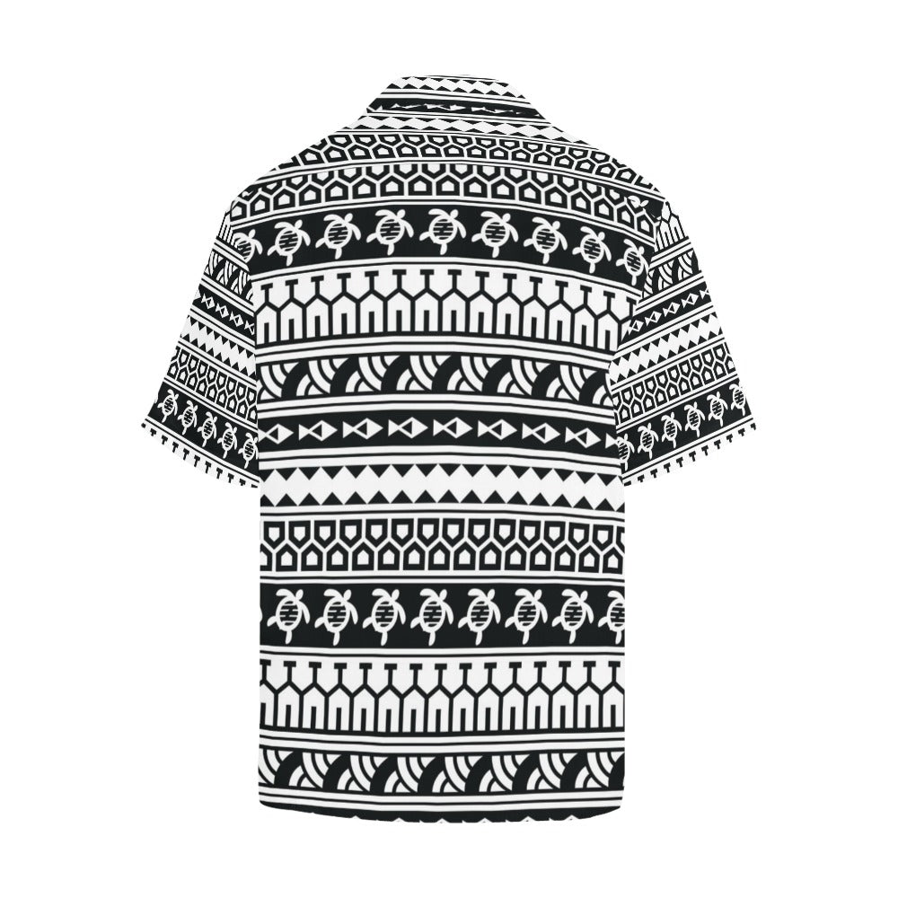 Samoan Pattern Print Design LKS303 Men's Hawaiian Shirt