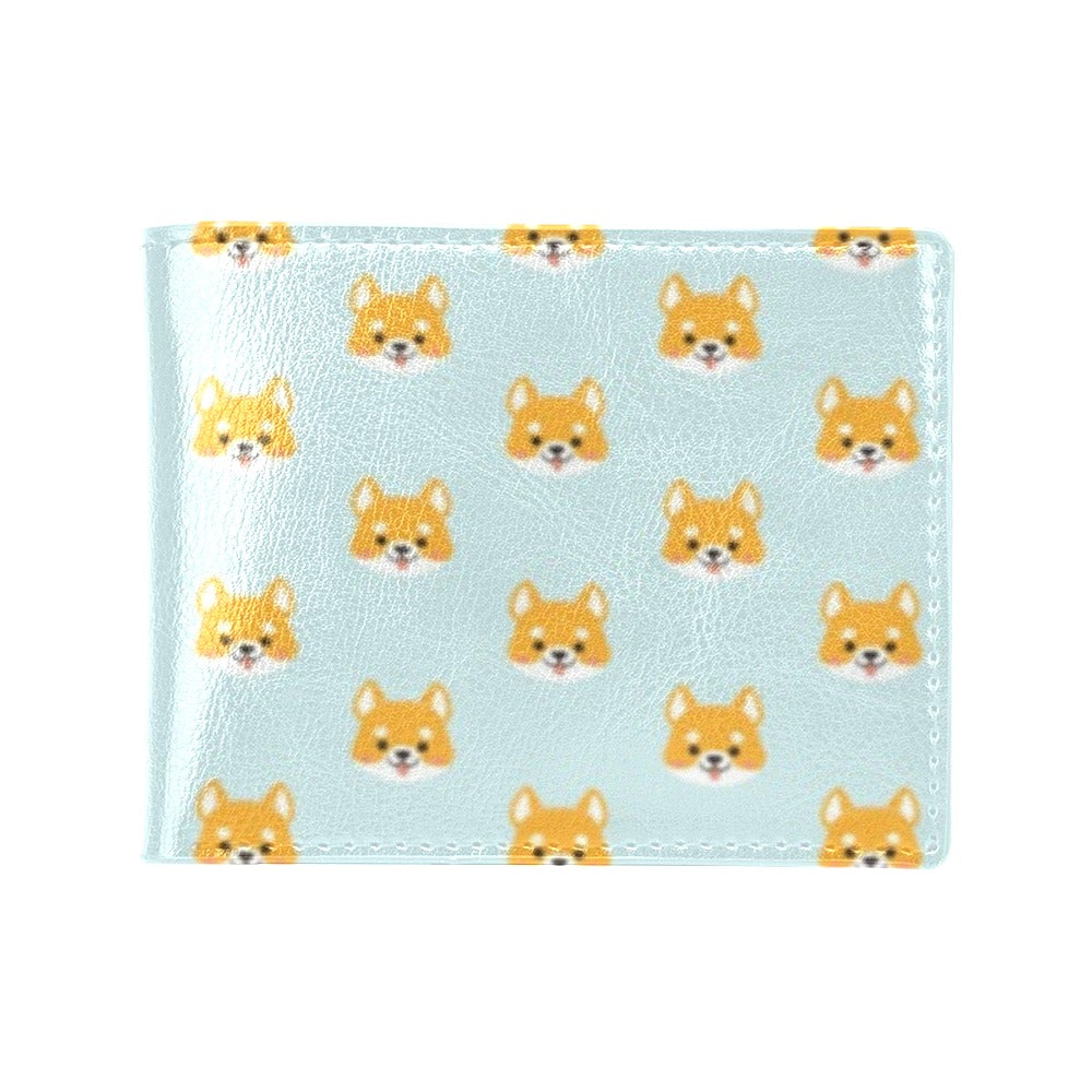 Shiba Inu Print Design LKS301 Men's ID Card Wallet