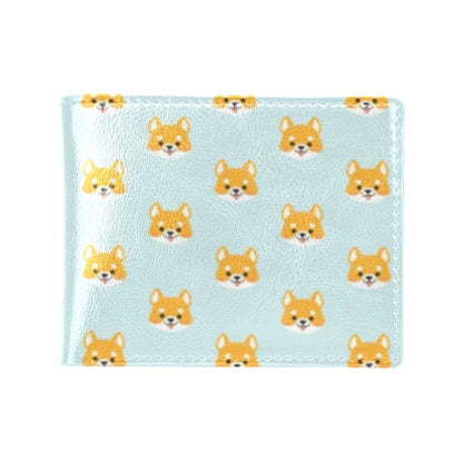 Shiba Inu Print Design LKS301 Men's ID Card Wallet