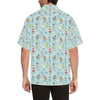 Ski Fox Cute Print Design LKS303 Men's Hawaiian Shirt