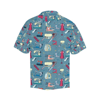 Sewing Equipment Print Design LKS301 Men's Hawaiian Shirt
