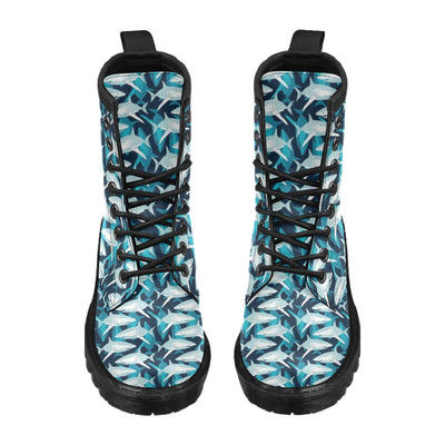 Shark Design Print Women's Boots