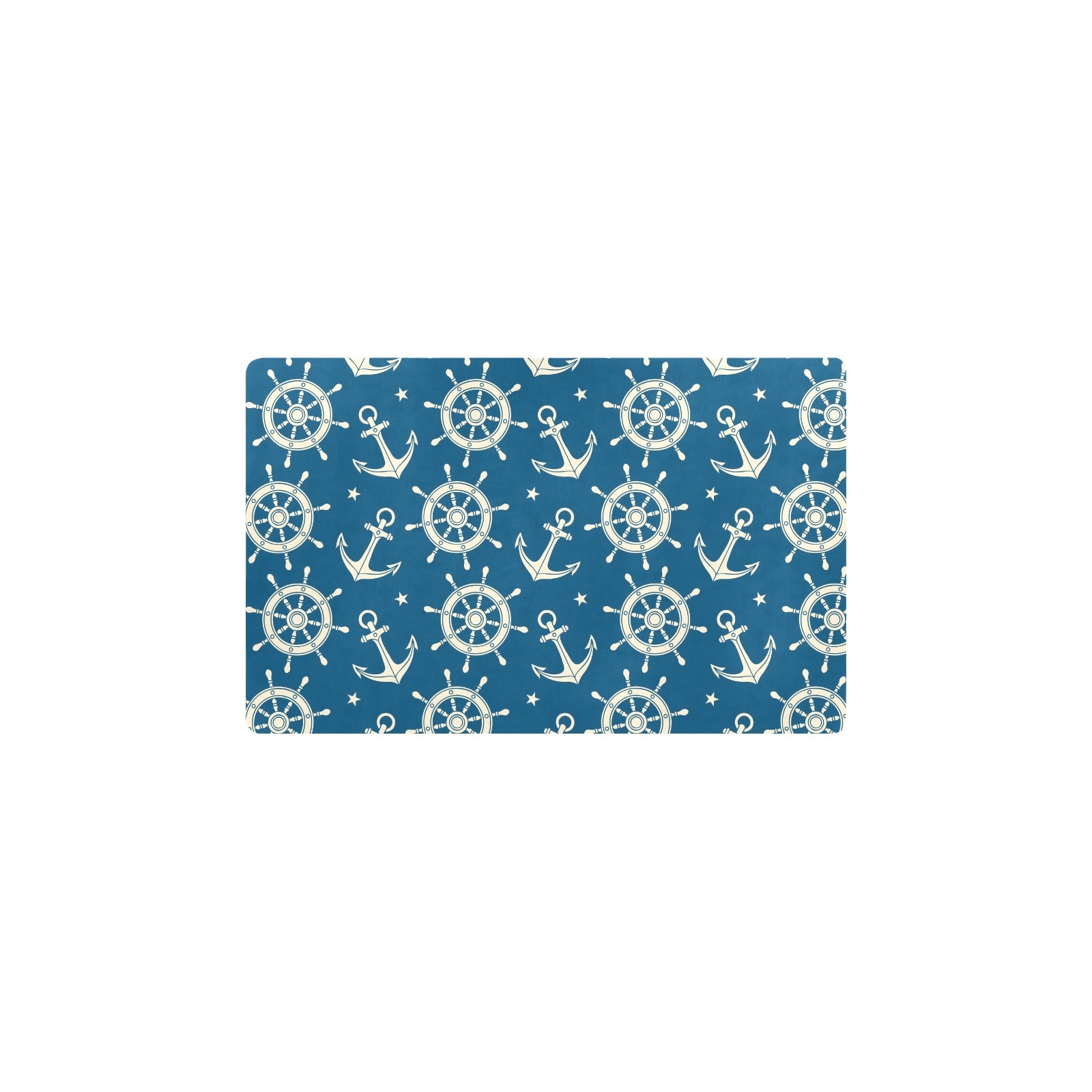 Anchor Pattern Print Design 01 Kitchen Mat