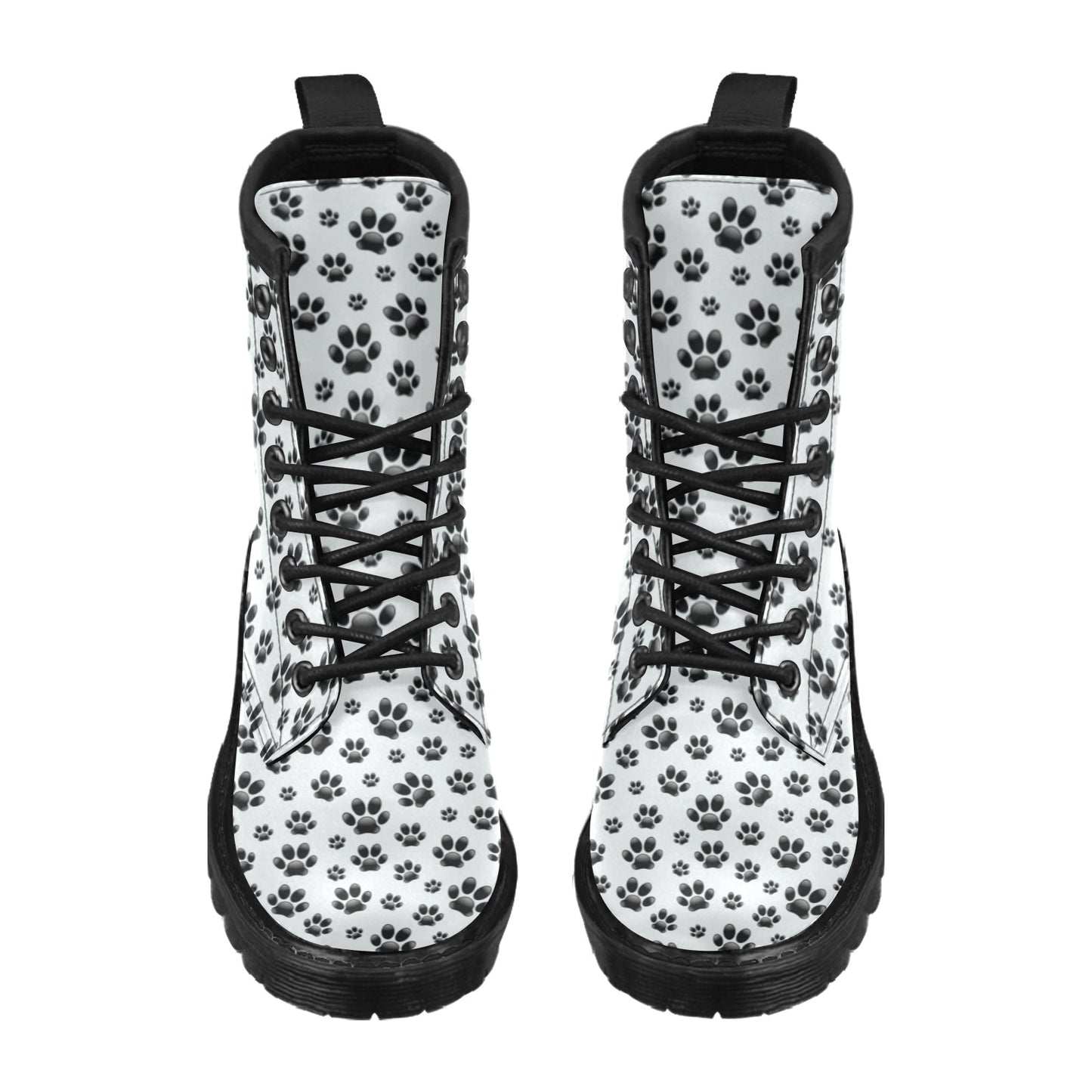 Paw Themed Print Women's Boots