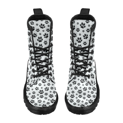 Paw Themed Print Women's Boots