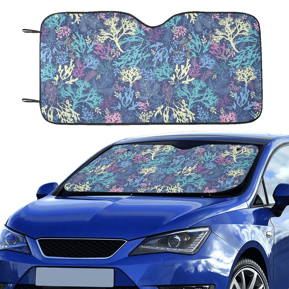 Seaweed Print Design LKS301 Car front Windshield Sun Shade