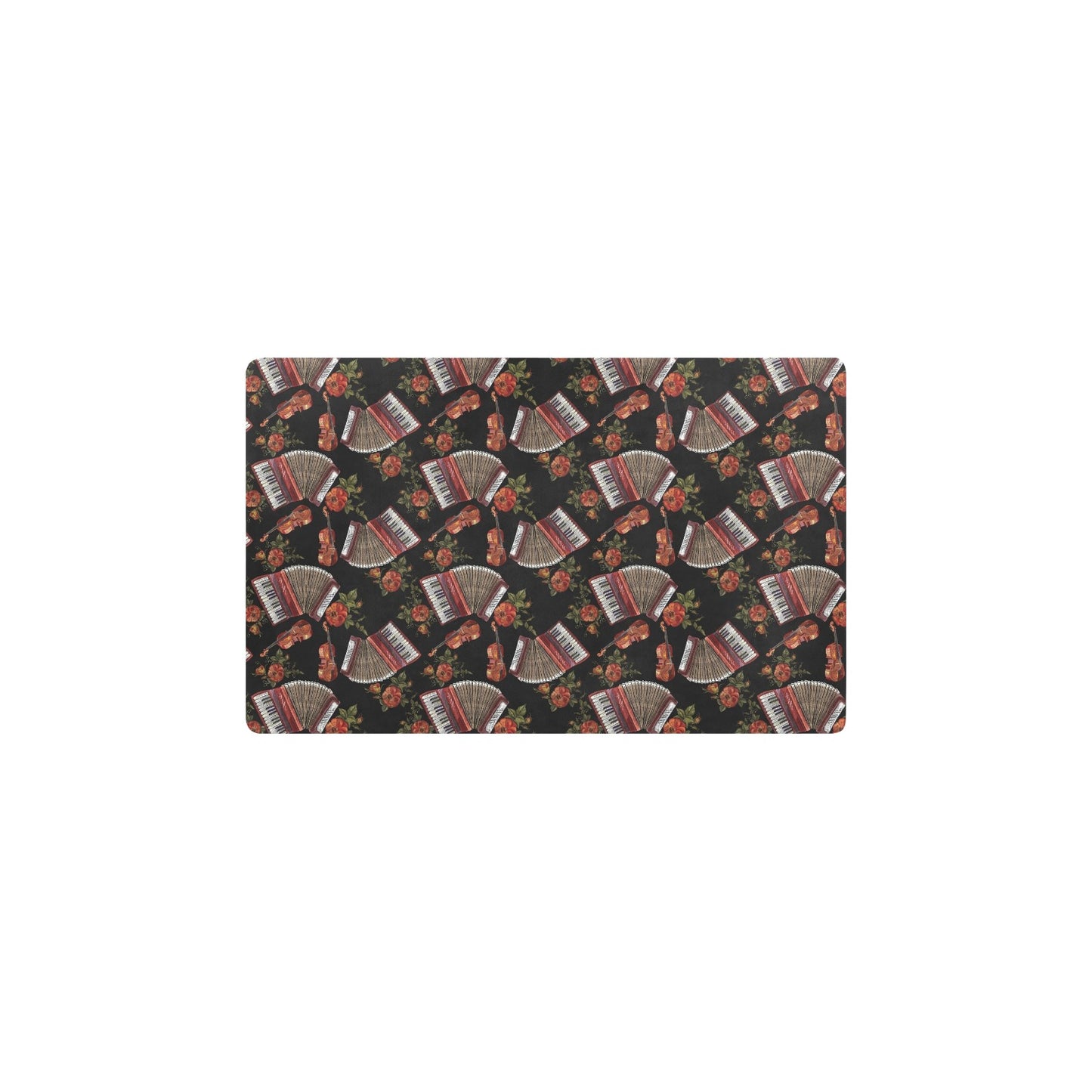 Accordion Print Design LKS403 Kitchen Mat