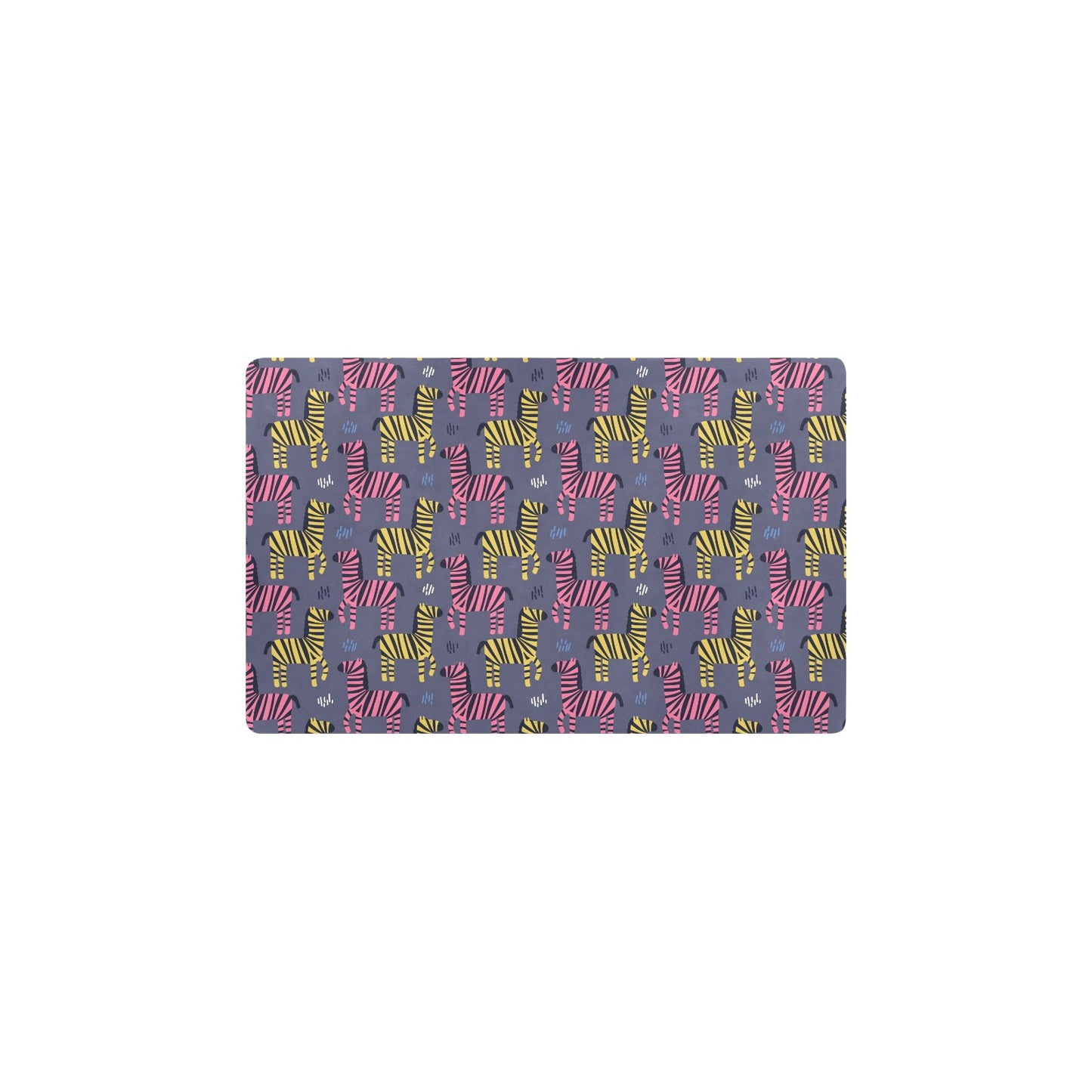 Zebra Print Design LKS303 Kitchen Mat