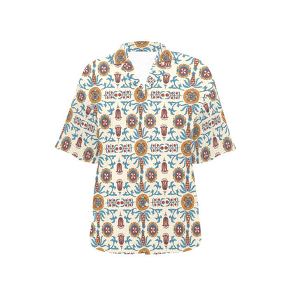 Suzani Print Design LKS301 Women's Hawaiian Shirt