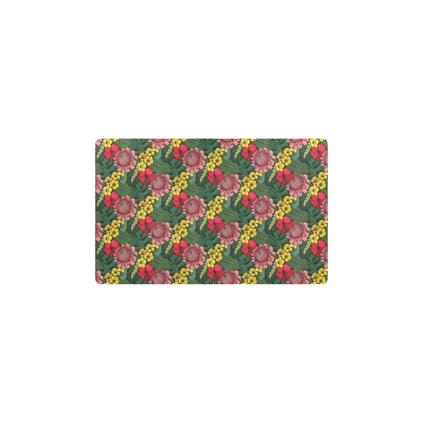 Summer Floral Print Design LKS305 Kitchen Mat