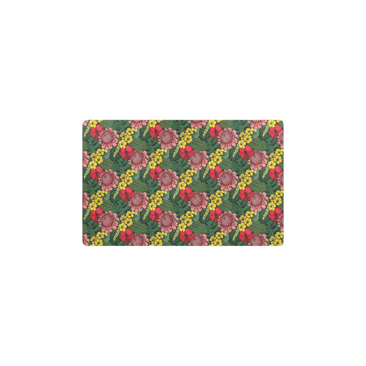 Summer Floral Print Design LKS305 Kitchen Mat