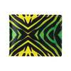 Rainbow Zebra Themed Print Men's ID Card Wallet