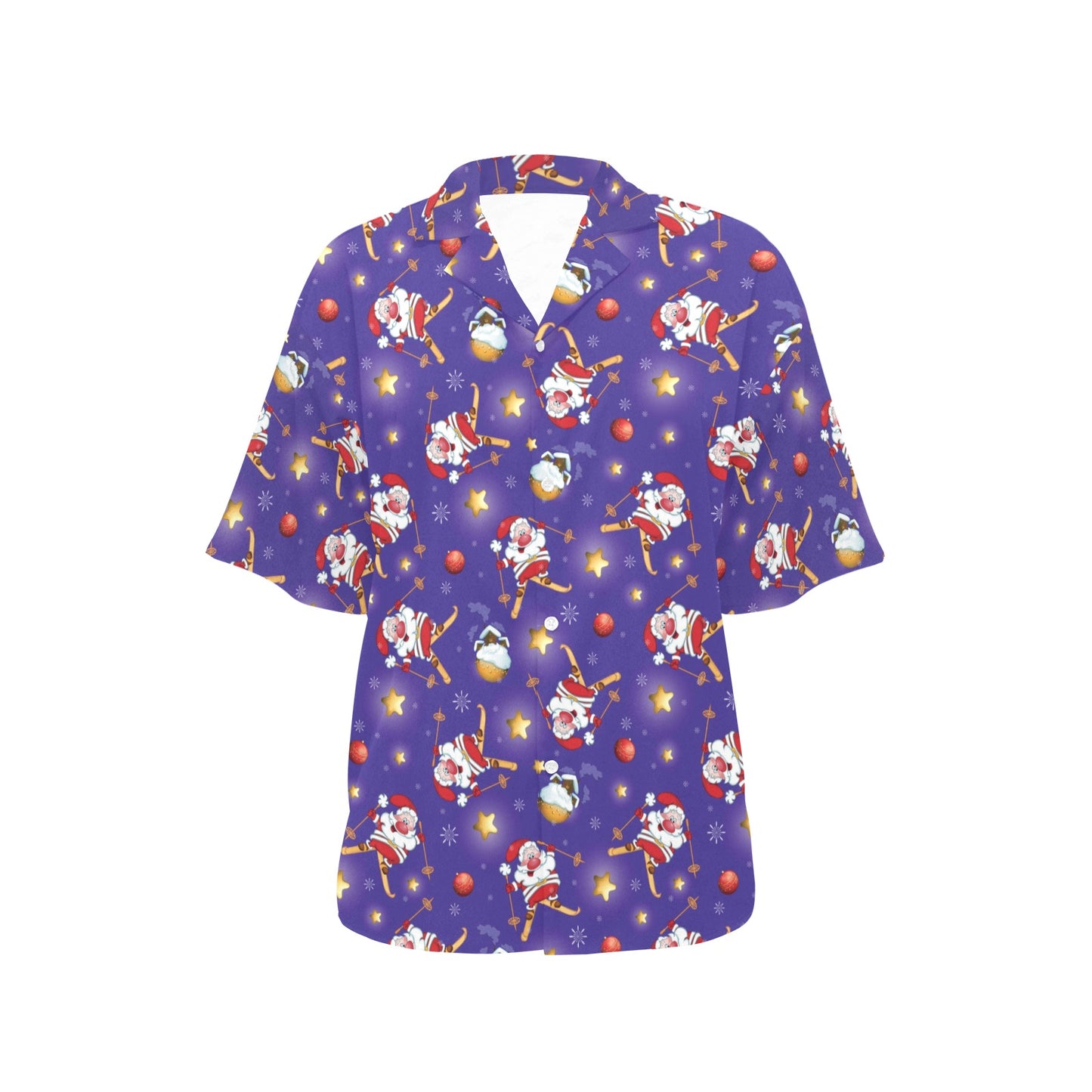 Ski Print Design LKS308 Women's Hawaiian Shirt