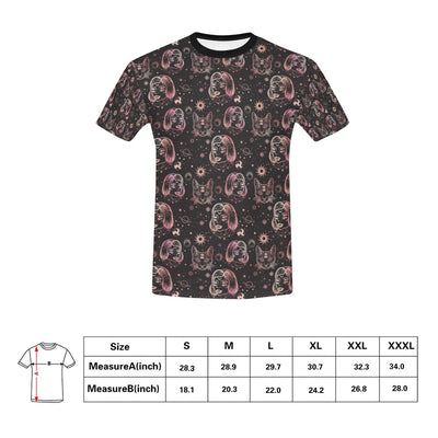 Third Eye Girl Cat Print Design LKS305 Men's All Over Print T-shirt