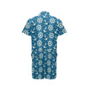 Anchor Pattern Print Design 01 Men's Romper