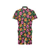 Hibiscus Pattern Print Design HB029 Men's Romper