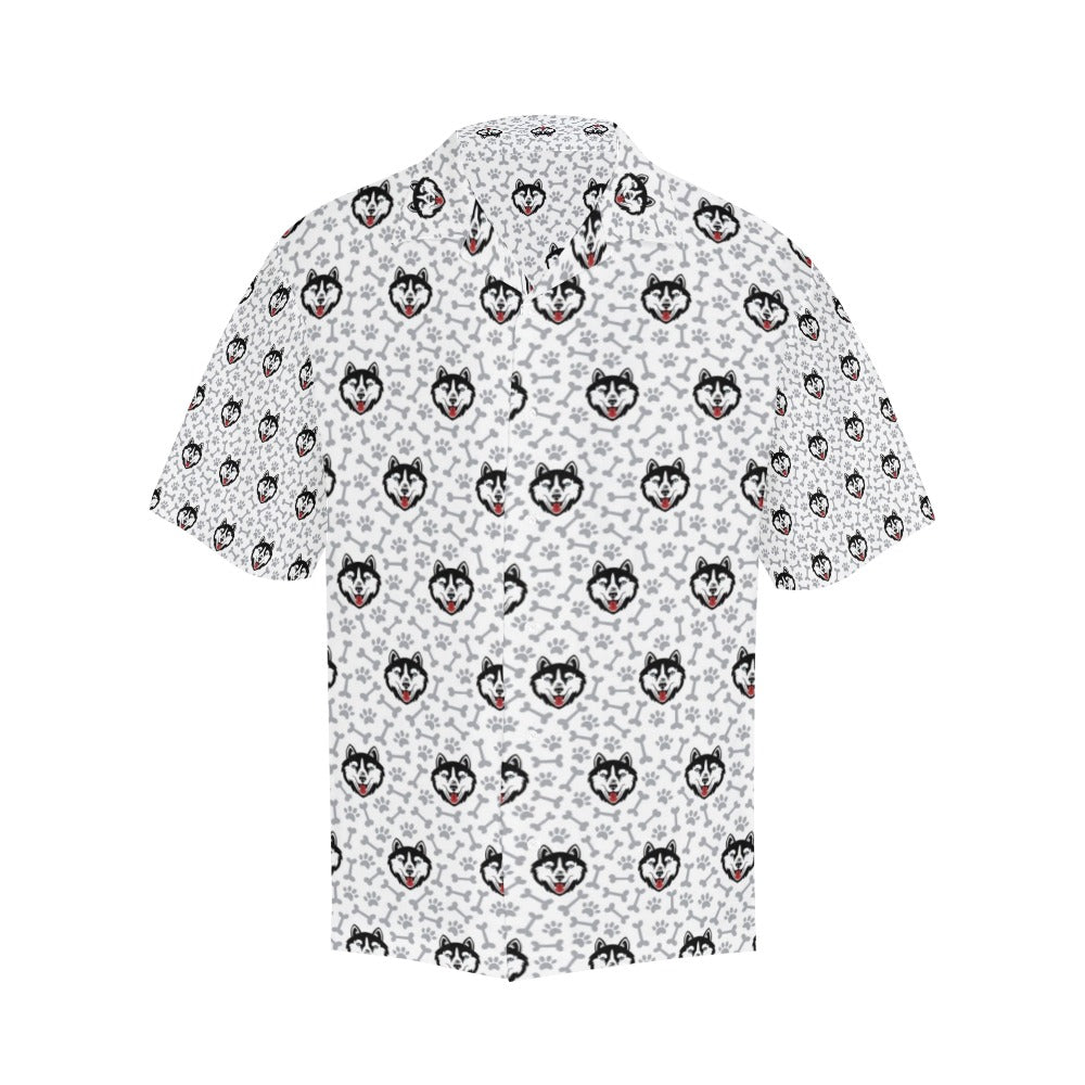 Siberian Huskies Print Design LKS305 Men's Hawaiian Shirt