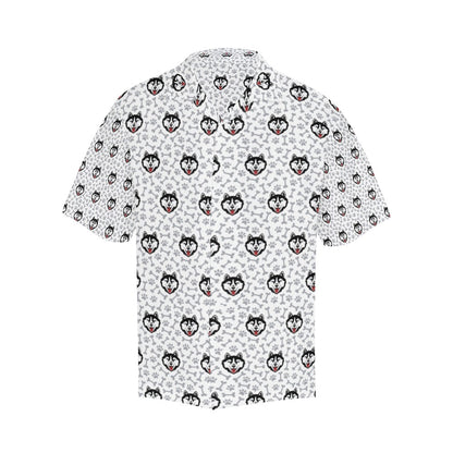 Siberian Huskies Print Design LKS305 Men's Hawaiian Shirt