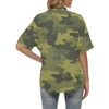 Military Camouflage Pattern Print Design 02 Women's Hawaiian Shirt