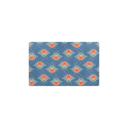 lotus Boho Pattern Print Design LO07 Kitchen Mat