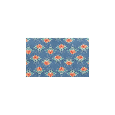 lotus Boho Pattern Print Design LO07 Kitchen Mat