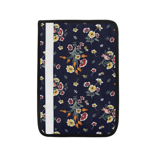 Summer Floral Pattern Print Design SF01 Car Seat Belt Cover