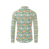 Beach Scene Pattern Print Design 02 Men's Long Sleeve Shirt