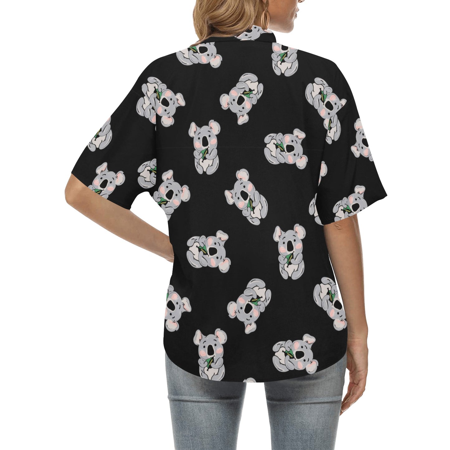 Koala Pattern Print Design 05 Women's Hawaiian Shirt