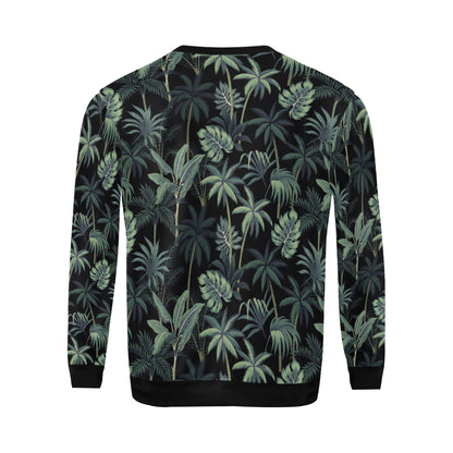 Rainforest Pattern Print Design RF02 Men Long Sleeve Sweatshirt