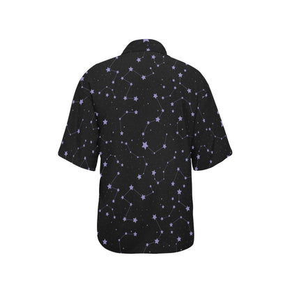 Star Print Design LKS303 Women's Hawaiian Shirt