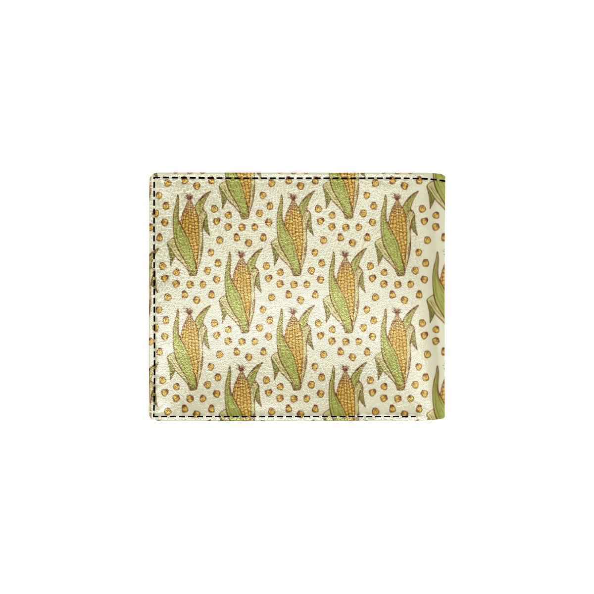 Corn Pattern Print Design 01 Men's ID Card Wallet