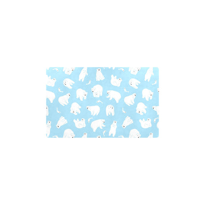 Polar Bear Pattern Print Design PB01 Kitchen Mat