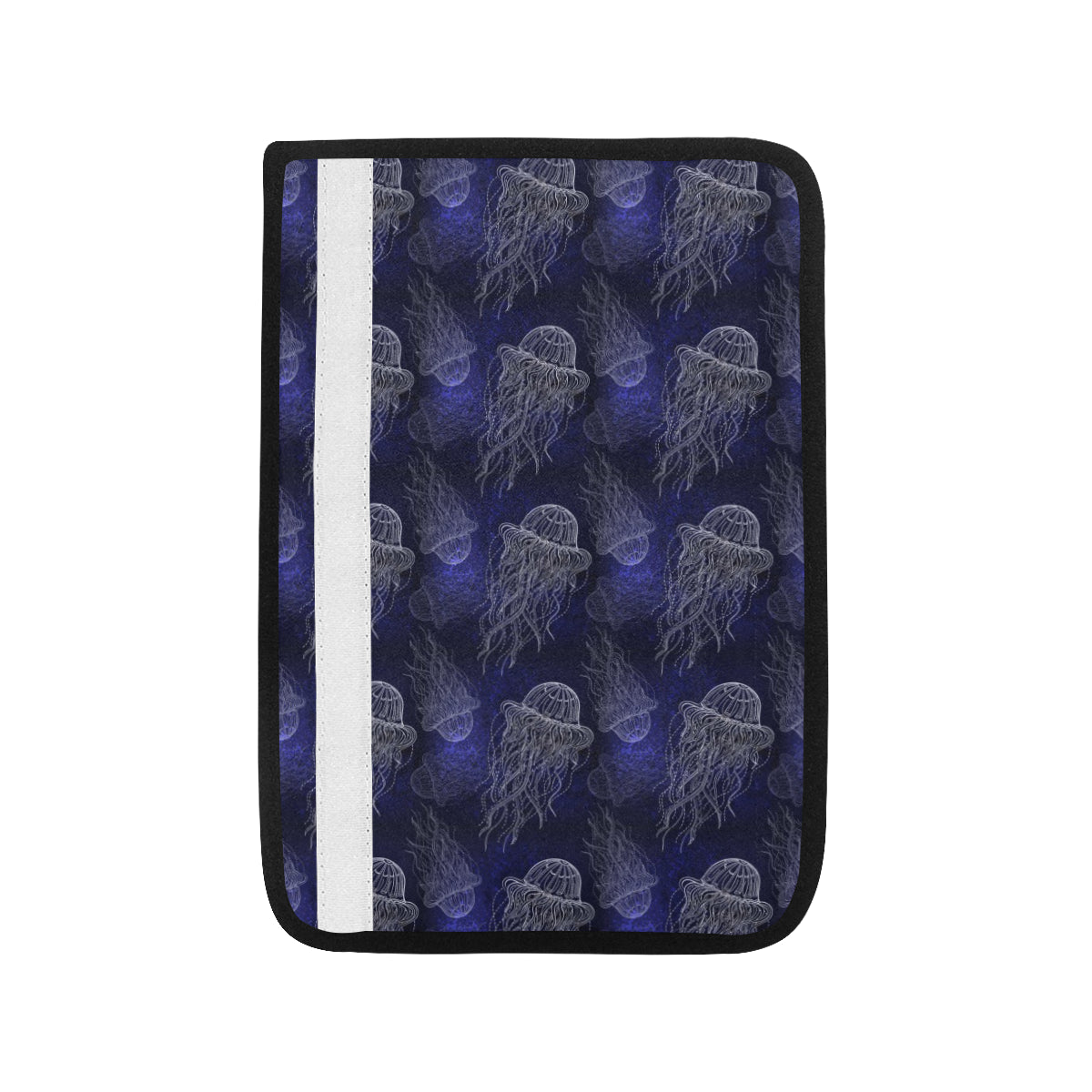 Jellyfish Pattern Print Design 02 Car Seat Belt Cover