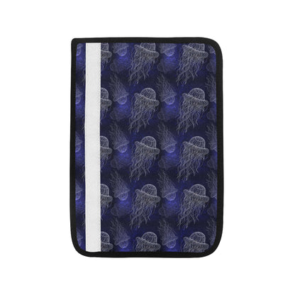 Jellyfish Pattern Print Design 02 Car Seat Belt Cover