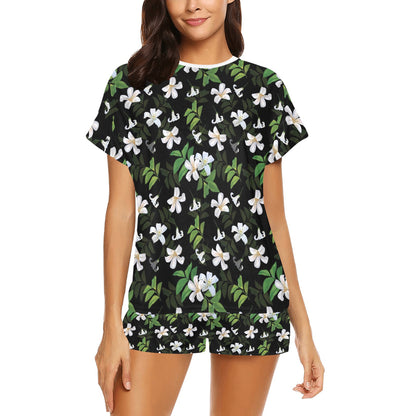 Sampaguita Print Design LKS301 Women's Short Pajama Set
