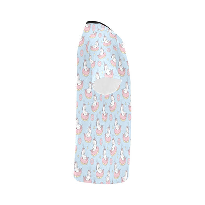Unicorn Print Design LKS303 Men's All Over Print T-shirt