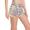 Tulip Pattern Print Design TP04 Yoga Shorts