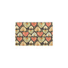 Heart Boho Pattern Print Design HE04 Kitchen Mat