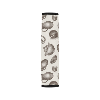 Pottery Pattern Print Design A01 Car Seat Belt Cover