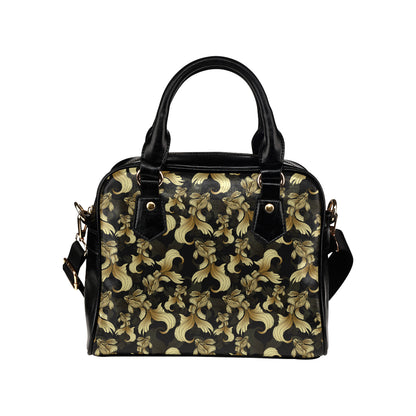 Goldfish Pattern Print Design 02 Shoulder Handbag