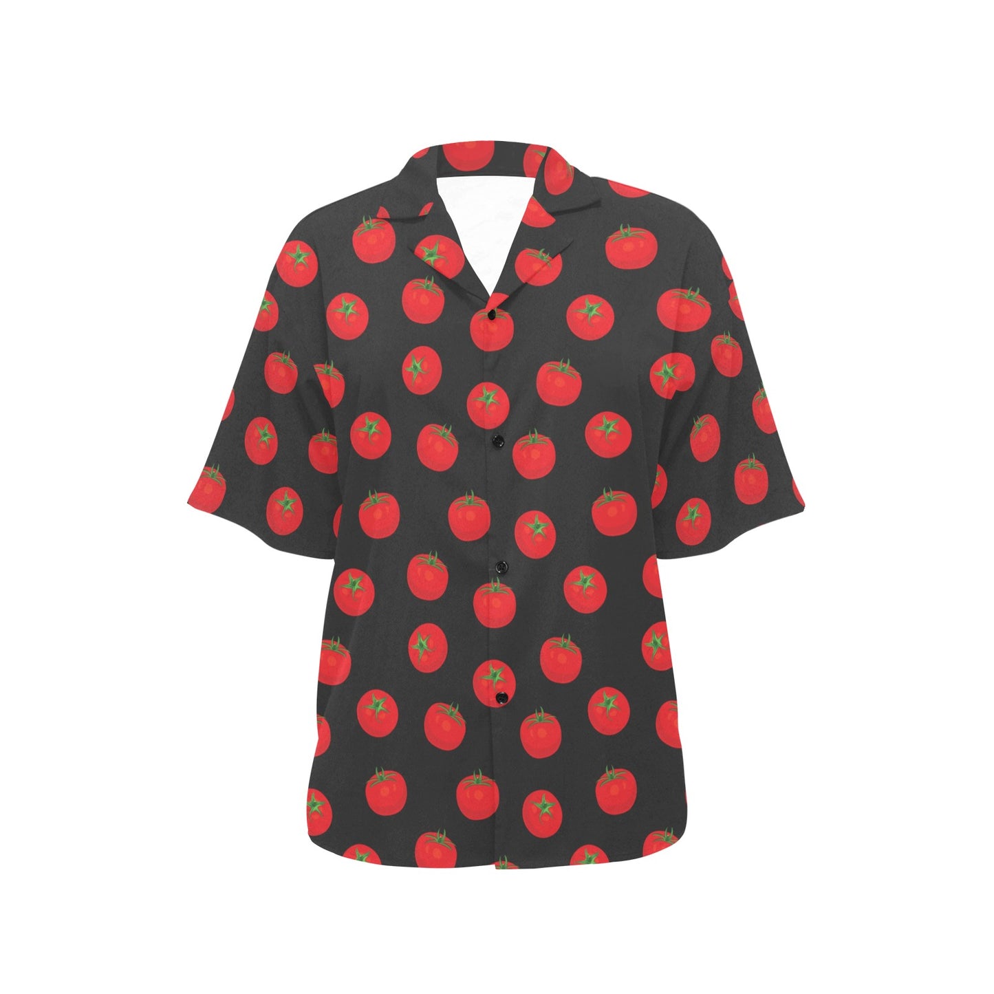 Tomato Print Design LKS305 Women's Hawaiian Shirt