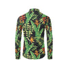 Hawaiian Flower Tropical Palm Leaves Men's Long Sleeve Shirt