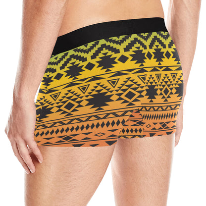 Rastafarian Pattern Print Design A04 Men's Boxer Briefs