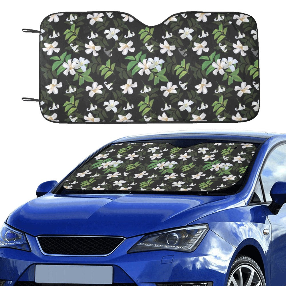 Sampaguita Print Design LKS301 Car front Windshield Sun Shade